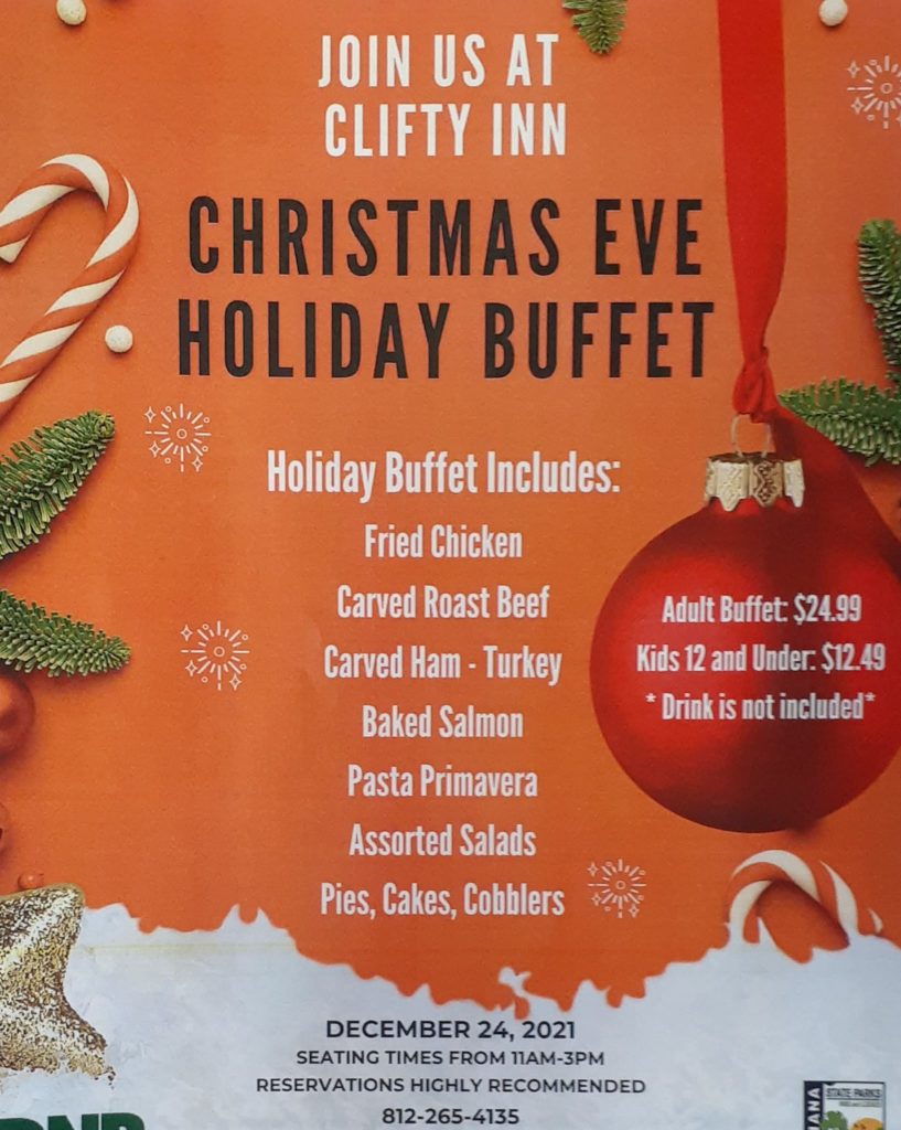 Clifty Inn Christmas Eve Holiday Buffet Visit Madison