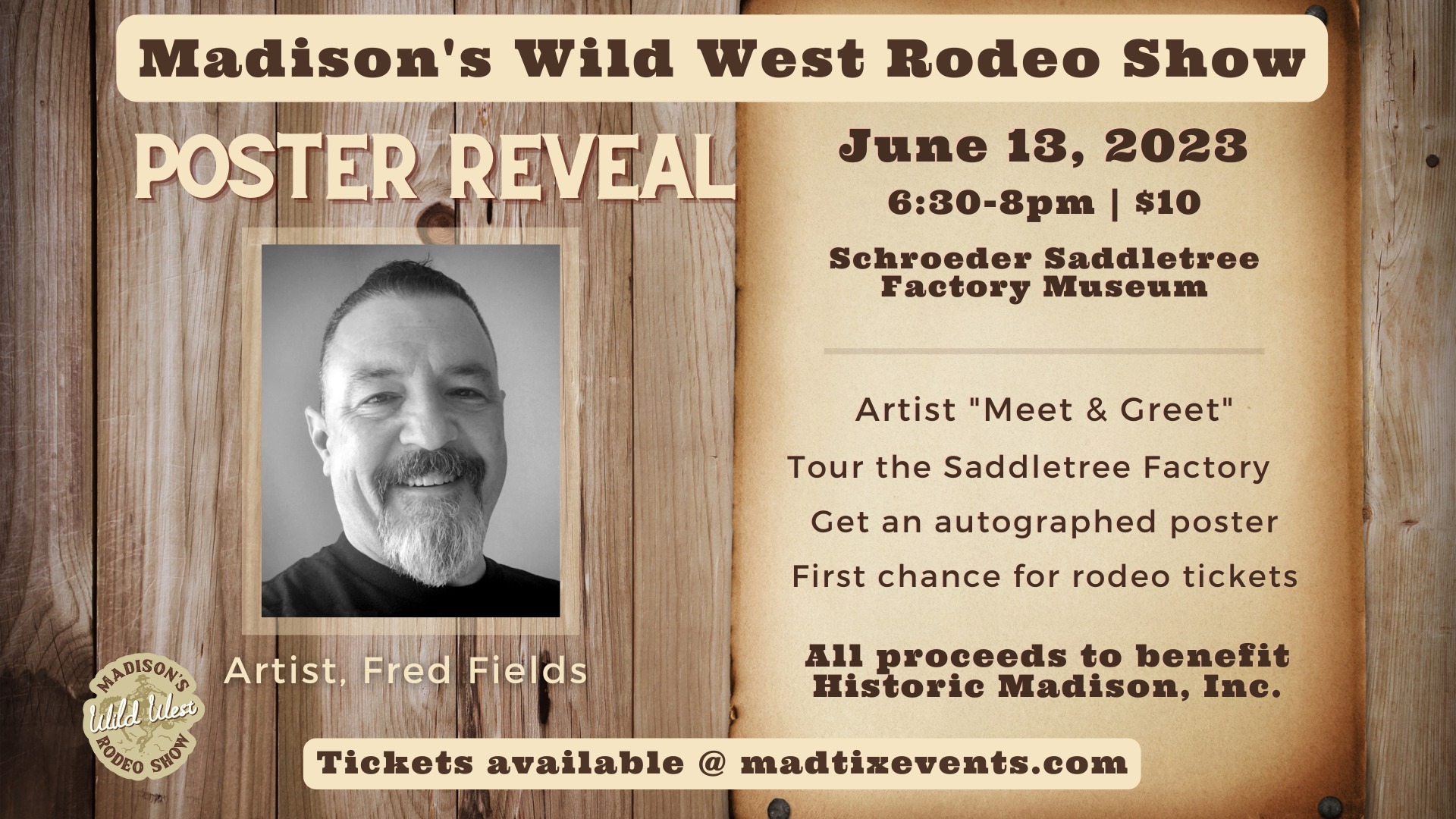 Madison Wild West Rodeo Poster Reveal Visit Madison